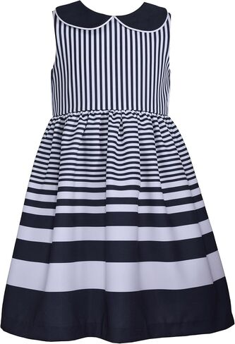 Young Girls Navy Sailor Dress Nautical in Kuwait