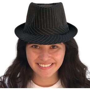 Fedora Straw Hat for Mens Women Sun Beach Derby Panama Summer Hats w Brim Black to White