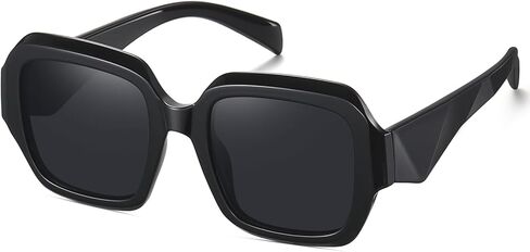 Fozono Trendy Square Polarized Sunglasses for Women Men Retro Luxury Vintage Sun Glasses UV400 FZN803 in Saudi Arabia