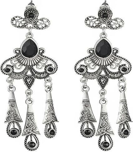 إكسسوارات SAISI 1920s Flapper Gatsby إكسسوارات طافوا 20 مع عصابة رأس شال فلابر تصميم عتيق للنساء in Saudi Arabia