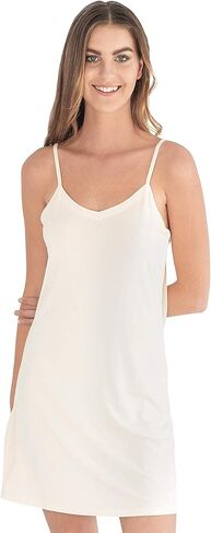 فستان كامل للفساتين الداخلية - زلات من قطن الخيزران الأكثر راحة للسيدات - مقاس متوسط ​​إلى كبير in Kuwait