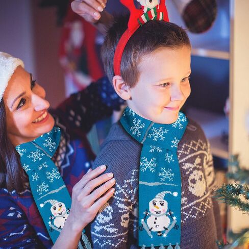 Windy City Novelties LED Light Up Holiday Scarf for Ugly Christmas Sweater Party in Saudi Arabia