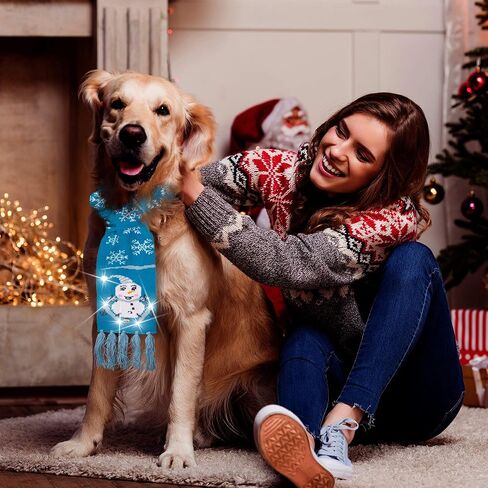 Windy City Novelties LED Light Up Holiday Scarf for Ugly Christmas Sweater Party in Saudi Arabia