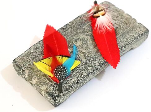 6pcs Red Hat Feathers for Fedora Cowboy Hats Men Women Hats Accessories DIY Crafts Christmas Party Decorations in Saudi Arabia