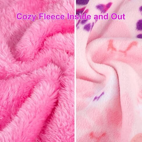 سترة صوف قطبية للفتيات من Big ELEPHANT بسحاب كامل وسميك ودافئ مع جيوب معطف خريف وشتاء للأطفال الصغار in Kuwait