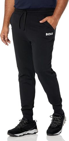 BOSS mens Fashion Cuffed Lounge Pants With Side Logo in Saudi Arabia