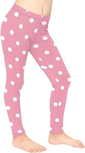FOR U DESIGNS Activewear Leggings for Girls Kids High Waisted Dance Workout Running Athletic Pants Yoga Leggings in Saudi Arabia