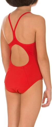 Arena Girl's Master MaxLife Sporty Thin Strap Racer Back One Piece in Kuwait