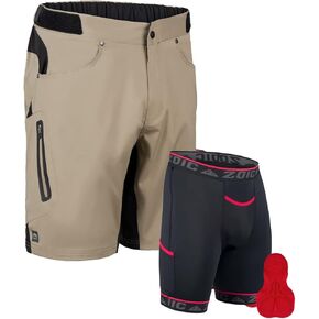 شورت ركوب الدراجات Ether 9 للرجال من Zoic + بطانة أساسية in Kuwait
