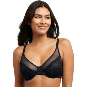 حمالة صدر نسائية من Bali مقاس One Smooth U Lace Minimizer، حمالة صدر قابلة للتحويل بتغطية كاملة in Saudi Arabia