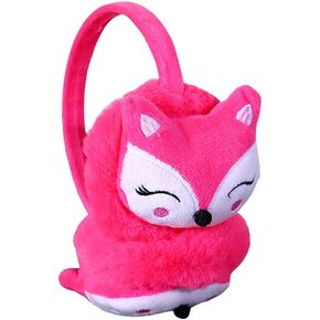 iCookii Boys Girls Fox Earmuffs Winter Soft Cute Ear Flaps Plush Fur Ear Warmers Protector Ear Cover Xmas Birthday Gift in Saudi Arabia