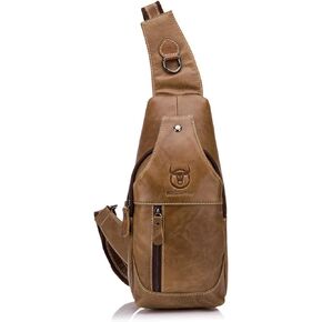 حقيبة صدر للرجال من FANDARE مصنوعة من الجلد الطبيعي وحقيبة كتف كروس وحقائب ظهر in Kuwait