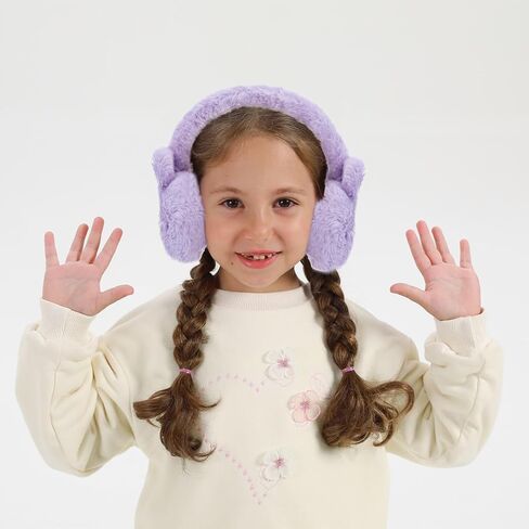 البوب ​​حلمك الاطفال الكلب باو غطاء للأذنين أفخم الشتاء في الهواء الطلق تدفئة الأذن الطقس البارد الأذن يفشل للفتيات الأذن يغطي 4-16 سنة in Kuwait