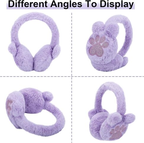 البوب ​​حلمك الاطفال الكلب باو غطاء للأذنين أفخم الشتاء في الهواء الطلق تدفئة الأذن الطقس البارد الأذن يفشل للفتيات الأذن يغطي 4-16 سنة in Kuwait