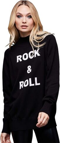 سترة نسائية منسوجة من موسيقى الروك أند رول وموسيقى الروك in Kuwait