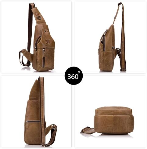 حقيبة صدر للرجال من FANDARE مصنوعة من الجلد الطبيعي وحقيبة كتف كروس وحقائب ظهر in Kuwait