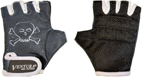 قفازات غير قابلة للانزلاق للأطفال من Ventura (صغير، أسود/أبيض) in Kuwait