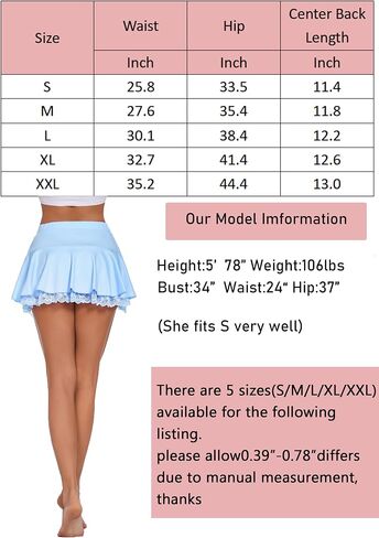 Avidlove Women Pleated Mini Skirt Sexy Lace Ruffle Solid Skirt Lingerie Short Skirts in Saudi Arabia
