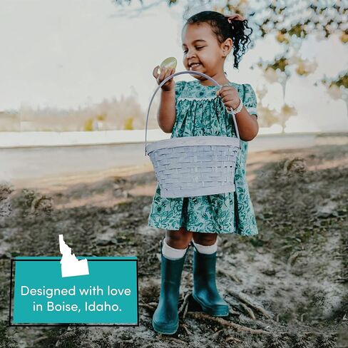 لونكون حذاء مطر من المطاط الطبيعي الفاخر بلمسة نهائية غير لامعة للاطفال الصغار من اليمنتاري كوليكشن in Kuwait