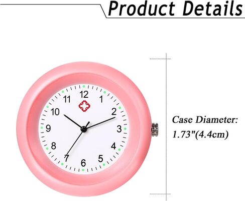 Avaner Women's Pocket Watches Nurses Doctors Medical Clip on Quartz Fob Watches in Saudi Arabia