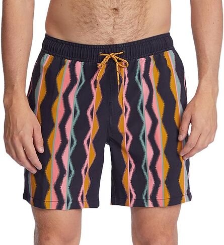 شورت سباحة قصير مرن قياسي للرجال من Billabong قابل للتمدد في أيام الأحد لايباك، درزة خارجية 43.18 سم in Saudi Arabia