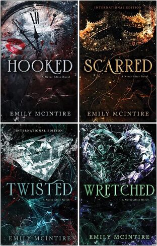 Emily McIntire Never After Series Collection 4 Books Set (Hooked, Scarred, Wretched, Twisted) in Saudi Arabia