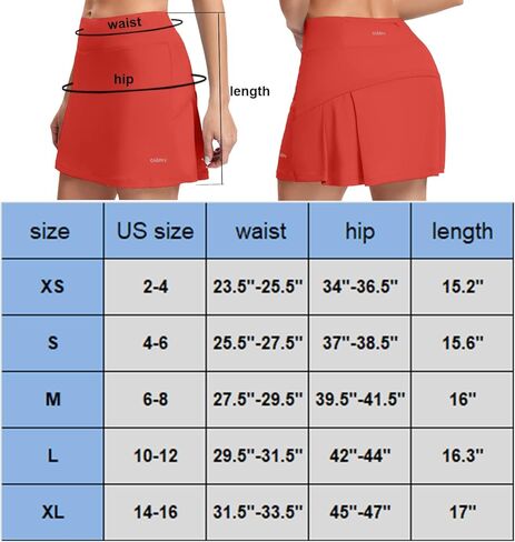 Gladtry Women's Tennis Skirts Golf Skirt with Pockets, High Waisted Pleated Athletic Skirts for Workout Active Sports in Kuwait