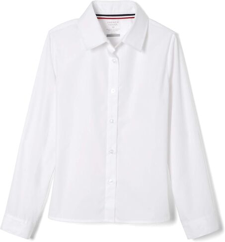French Toast Girls Long Sleeve Basic Woven Shirt in Saudi Arabia