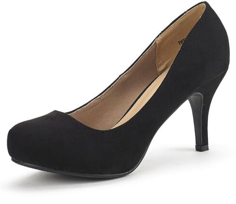 أحذية DREAM PAIRS Tiffany Women's New Classic أنيقة ومتعددة الاستخدامات بكعب منخفض وكعب ستيليتو وأحذية بكعب عالٍ in Kuwait