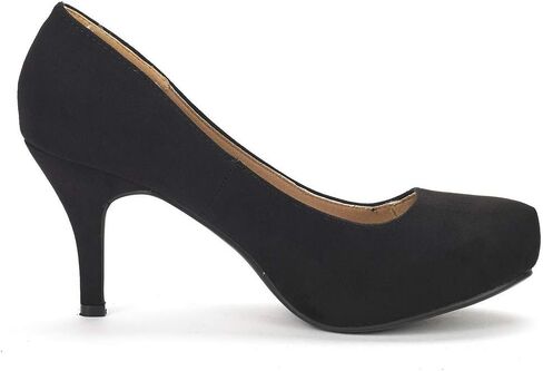 أحذية DREAM PAIRS Tiffany Women's New Classic أنيقة ومتعددة الاستخدامات بكعب منخفض وكعب ستيليتو وأحذية بكعب عالٍ in Kuwait
