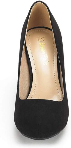 أحذية DREAM PAIRS Tiffany Women's New Classic أنيقة ومتعددة الاستخدامات بكعب منخفض وكعب ستيليتو وأحذية بكعب عالٍ in Kuwait