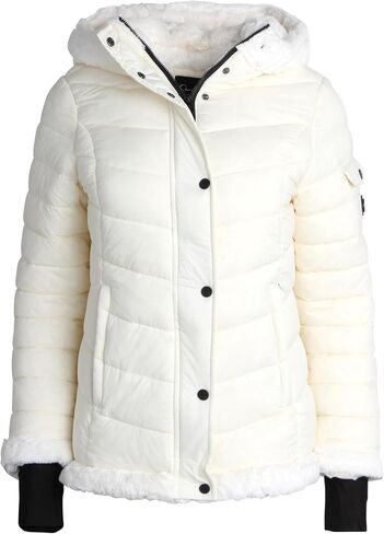 Jessica Simpson Women's Winter Jacket – Sherpa Lined Puffer Parka Windbreaker Coat (S-XL) in Saudi Arabia