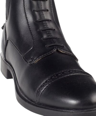 HORZE Kilkenny Kids' Unisex Equestrian Synthetic Leather Zip-Up Schooling Paddock Boots in Saudi Arabia