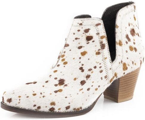 ROPER Fashion Boots Womens Snip Rowdy Hide White 09-021-0981-3215 WH in Kuwait
