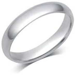 خاتم زفاف DiamondMuse مقاس 2 مم - 8 مم مناسب للجنسين من الذهب الصلب عيار 10 قيراط in Kuwait