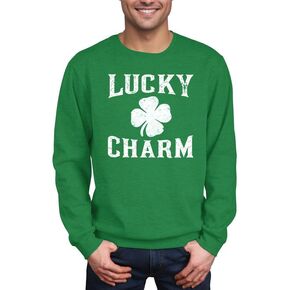 Arvilhill Men's St Patrick's Day Sweatshirt Shamrock Long Sleeve Shirt