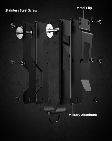 MINBERAND Key Organizer Compact Key Holder Metal Key Chain Minimalist key case key holder for keychain Secures 1-5 Keys in Saudi Arabia