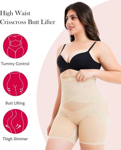 Gotoly محدد شكل الجسم للنساء البطن التحكم ملابس داخلية سلس بعقب رفع سراويل مدرب خصر الفخذ أنحل الملابس الداخلية in Kuwait