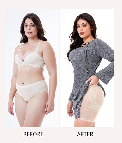 Gotoly محدد شكل الجسم للنساء البطن التحكم ملابس داخلية سلس بعقب رفع سراويل مدرب خصر الفخذ أنحل الملابس الداخلية in Kuwait