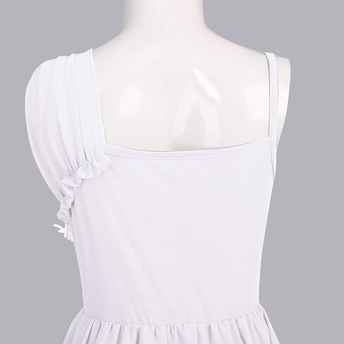 AFAVOM Sequin Lyrical Dance Dress for Women Adult Contemporary Dance Costumes High Low Tulle Chiffon Skirt Praise Dancewear in Kuwait