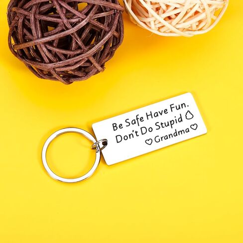 Valentines Day Gifts for Kids Grandson Granddaughter from Grandma Funny Gag eychain for Him Her Gag Humor Gifts from Grandma to Teens GrandKid Grandma to Grandchildren Gift for Teen Boys Girls in Saudi Arabia