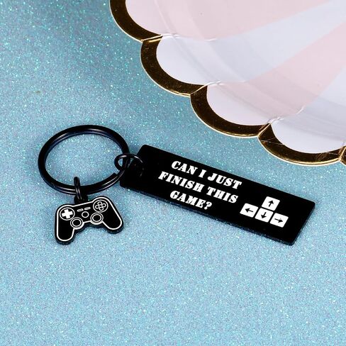 Funny Gifts for Son Game Lover Gamer Valentines Day Gifts for Son Boyfriend Stocking Stuffers for Teens Boys Girls Son Boyfriend Husband Keychain for Gamer Gift for Brother Grandson Girls Daughter in Saudi Arabia