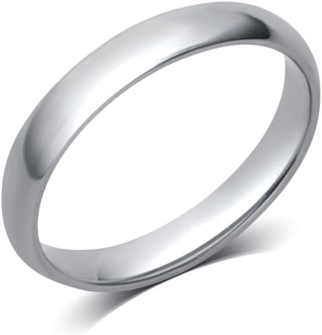 خاتم زفاف DiamondMuse مقاس 2 مم - 8 مم مناسب للجنسين من الذهب الصلب عيار 10 قيراط in Kuwait