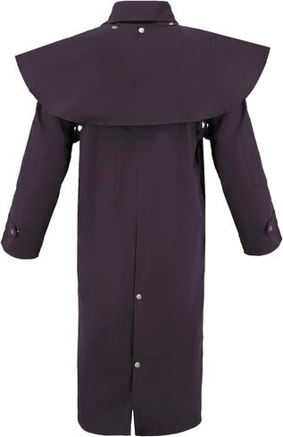 RESISTANCE Premium Oilskin Duster Coat Waterproof Cotton Unisex Cowboy Cowgirl Western Workwear in Saudi Arabia