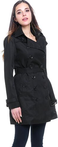 معطف BGSD نسائي Viv مقاوم للماء بغطاء للرأس متوسط ​​الطول in Kuwait