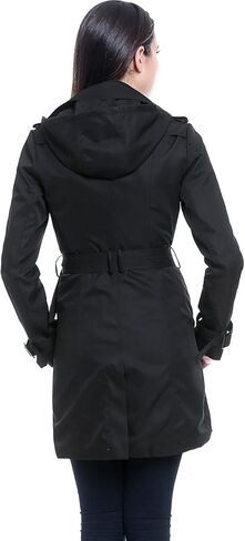 معطف BGSD نسائي Viv مقاوم للماء بغطاء للرأس متوسط ​​الطول in Kuwait