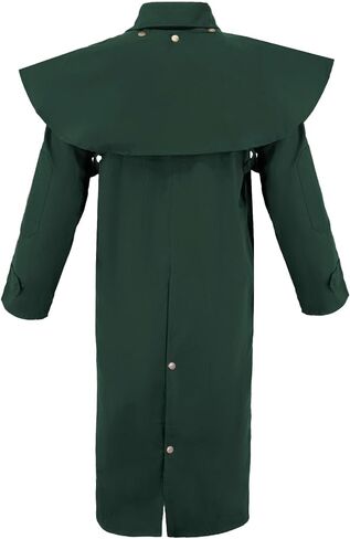 RESISTANCE Premium Oilskin Duster Coat Waterproof Cotton Unisex Cowboy Cowgirl Western Workwear in Saudi Arabia