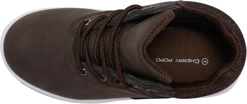 CHERRY POPO Boys Outdoor Hiking boots Kids Slip Resistant Climbing hiker Children Casual Sneakers Size 11-6 in Saudi Arabia