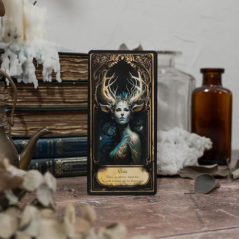 Obsidian Veil Oracle Deck | Unveil Your True Self - Unique Shadow Work Tool, Healing & Divination, Feminine Wisdom, Spiritual Growth Cards in Saudi Arabia