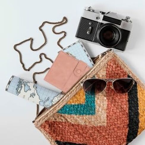 Passport Wallet Rfid Blocking Passport Holder Card Holder Multipurpose Travel Purse Wallet in Kuwait